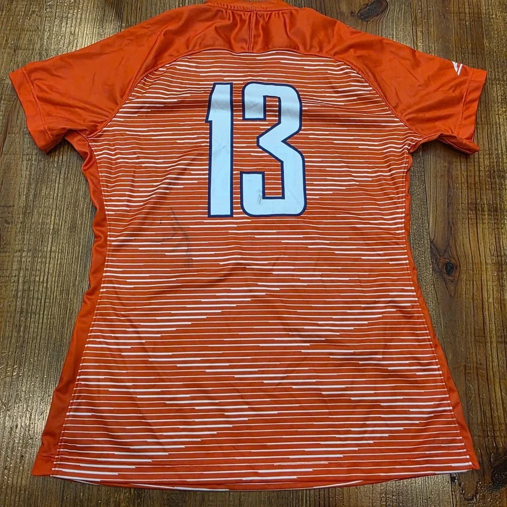 Clemson Tigers Lady‎ Soccer Jersey Orange Team Issued - M - READ